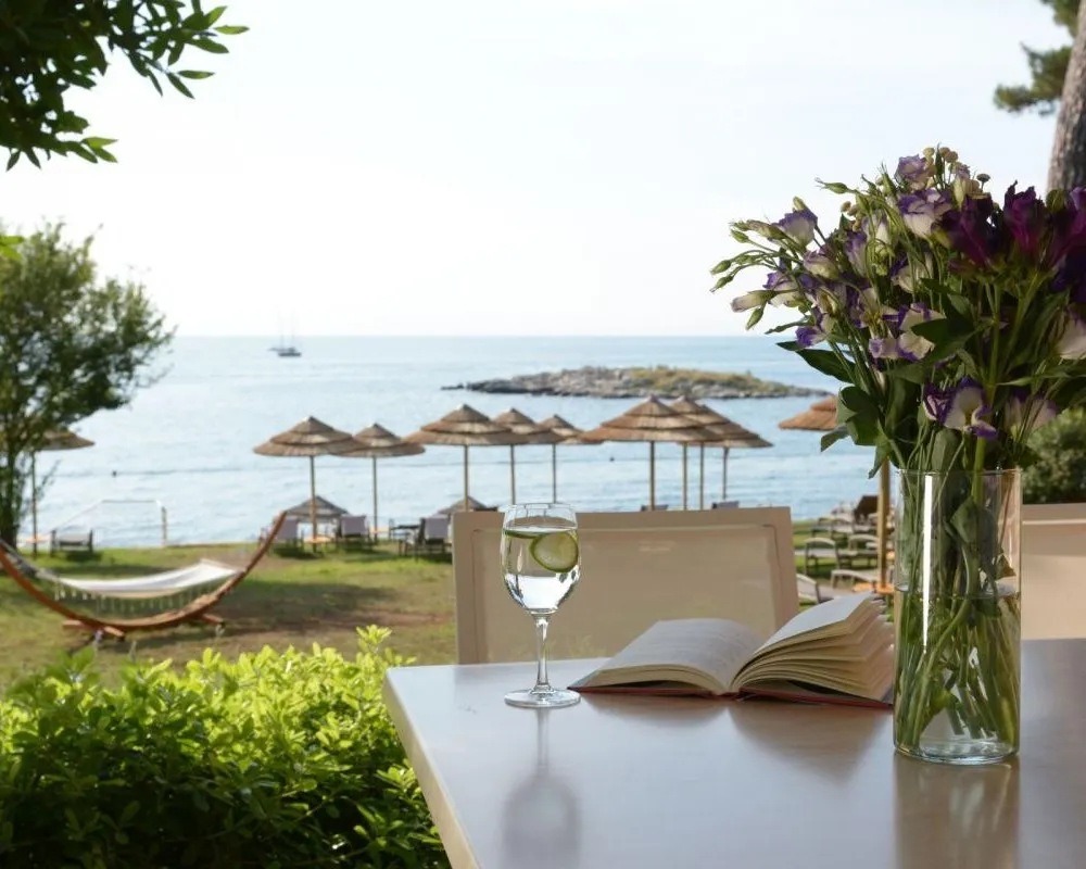 Porec beach and coastline